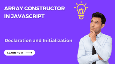 Declaration and Initialization using Array Constructor in JavaScript